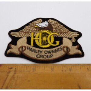 Harley Davidson Patch "Harley Owners Group" w. Eagle 5"x3" HOG Patch